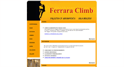 Desktop Screenshot of ferraraclimb.it